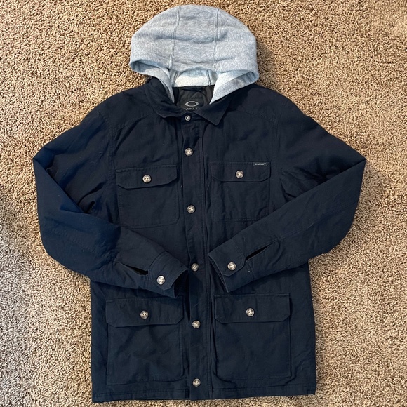 Oakley Other - Oakley full zip hooded shacket (shirt jacket).